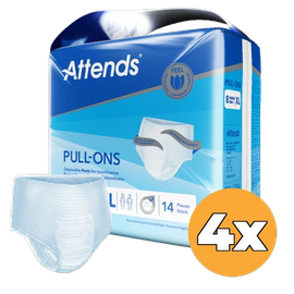 Attends 4x Attends Pull-ons 8 X-Large (14 stuks)