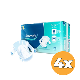 Attends 4x Attends Slip Active 8 M (28 stuks)