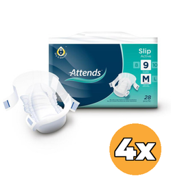 Attends 4x Attends Slip active 9 maat M (28 stuks)
