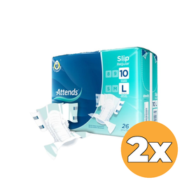 Attends 2x Attends Slip Regular 10 L (26 stuks)