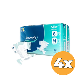 Attends 4x Attends Slip Regular 8 M (28 stuks)