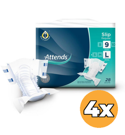 Attends 4x Attends Slip Regular 9 Maat L (28 stuks)