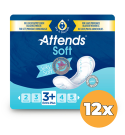 Attends 12x Attends Inlegger Soft Extra Plus 3 (10 stuks)