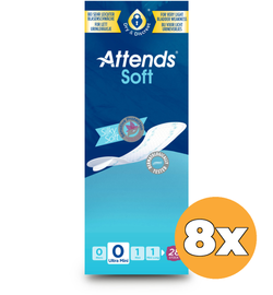 Attends 8x Attends Inlegger Soft Ultra Mini (28 stuks)