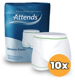 Attends 10x Attends Stretchpants maat XL (15 stuks)