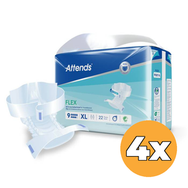 Attends 4x Attends Flex 9 maat XL (22 stuks)