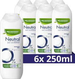 Neutral 6x Neutral Showergel (250 ml)
