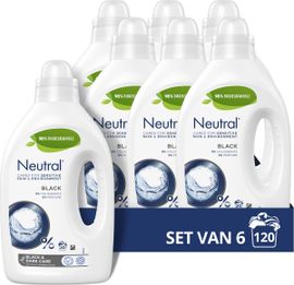 Neutral 6x Neutral Wasmiddel Vloeibaar Zwart (1000 ml)