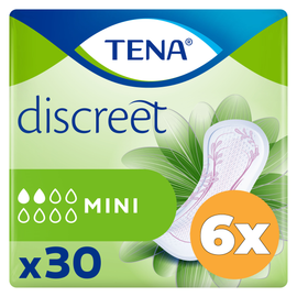 Tena 6x Tena Lady discreet mini (30 stuks)