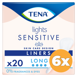 Tena 6x Tena Lights long liner (20 stuks)