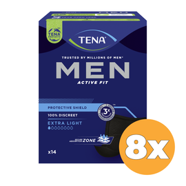 Tena 8x Tena Men Active Fit Extra Light (14 stuks)