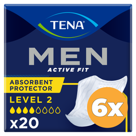 Tena 6x Tena Men Active Fit Level 3 (16 stuks)