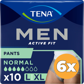 Tena 6x Tena Men Active Fit Normal Large/Extra Large (16 stuks)