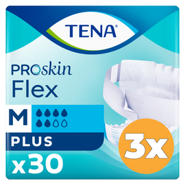 Tena 3x Tena Flex plus maat M (30 stuks)