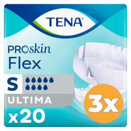 Tena 3x Tena Flex Ultima Proskin Small (20 stuks)