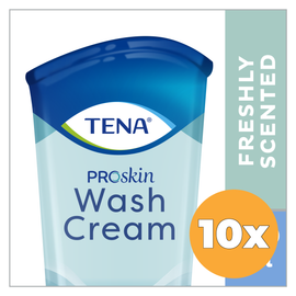 Tena 10x Tena Wash cream (250 ml)