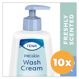 Tena 10x Tena Wash Cream (500 ml)