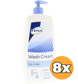 Tena 8x Tena Wash cream (1000 ml)
