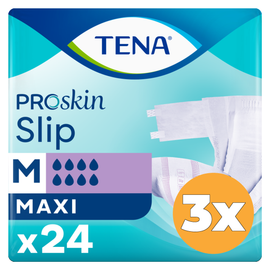 Tena 3x Tena Proskin slip maxi maat M (24 stuks)
