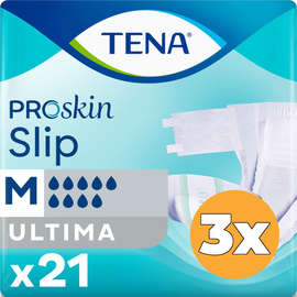 Tena 3x Tena ProSkin Slip Ultima Medium (21 stuks)