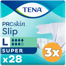 Tena 3x Tena ProSkin Slip Super Large (28 stuks)