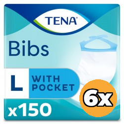 Tena 6x Tena Bibs 37x66 (150 stuks)