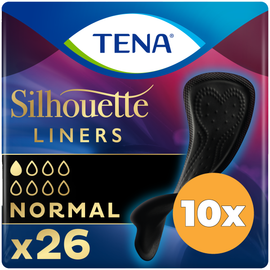 Tena 10x Tena Silhouette noir liner (26 stuks)
