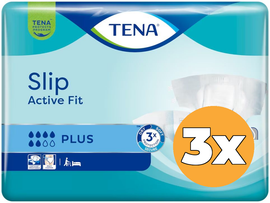 Tena 3x Tena Slip Active Fit Plus Small (30 stuks)