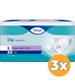 Tena 3x Tena Slip Active Fit Maxi S (24 stuks)