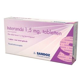 Sandoz Sandoz Isteranda Noodanticonceptie 1,5Mg (1 tablet)