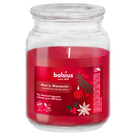 Bolsius Bolsius Geurglas met deksel 135/100 True Glow Merry Moments (1 stuk)