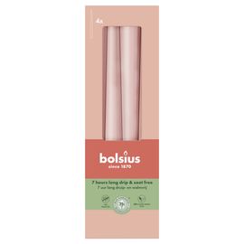 Bolsius Bolsius Gotische kaarsen 245/24 doos 4 Misty Pink (4 stuks)