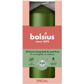 Bolsius Bolsius Stompkaars 120/58 metallic Green (1 stuk)