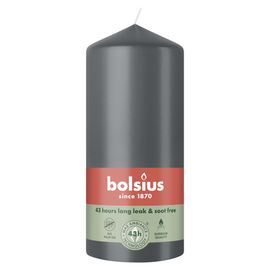 Bolsius Bolsius Stompkaars 130/68 Stormy Grey (1 stuk)
