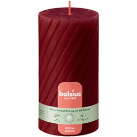 Bolsius Bolsius Rustiek twist stompkaars 130/68 Red (1 stuk)
