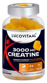 Lucovitaal Lucovitaal Creatine 3000mg Gummies Vegan (60 gummies)