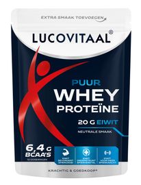 Lucovitaal Lucovitaal Proteïne Whey poeder Puur (Vega) (250 gr)