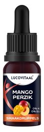 Lucovitaal Lucovitaal Smaak Druppels -Mango Perzik (Vegan) (20 ml)