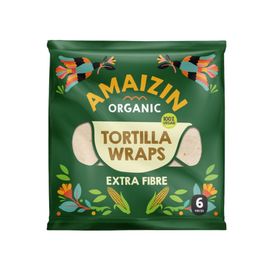 Amaizin Amaizin Tortilla Wraps Extra Vezels (6 stuks)
