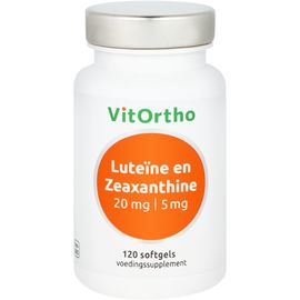 Vitortho VitOrtho Luteïne 20mg & Zeaxanthine 5mg (120 softgels)