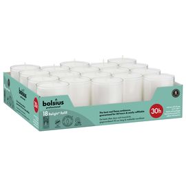 Bolsius Bolsius Horeca Relight Navullingen 64/52 Wit (18 stuks)