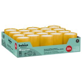 Bolsius Bolsius Horeca Relight Navullingen 64/52 Amber (18 stuks)