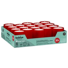 Bolsius Bolsius Horeca Relight Navullingen 64/52 Rood (18 stuks)