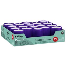 Bolsius Bolsius Horeca Relight Navullingen 64/52 Paars (18 stuks)