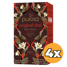 Pukka 4x Pukka Original Chai Bio (20 zakjes)