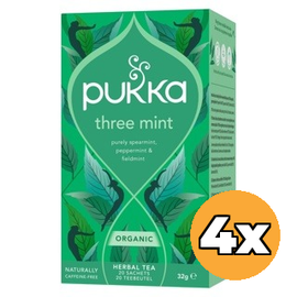 Pukka 4x Pukka Three Mint Bio (20 zakjes)