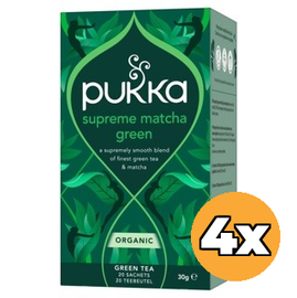 Pukka 4x Pukka Supreme Matchagreen Tea Bio (20 zakjes)