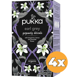 Pukka 4x Pukka Earl Grey Bio (20 zakjes)