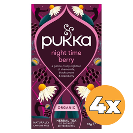 Pukka 4x Pukka Night Time Berry Bio (20 zakjes)