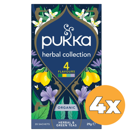 Pukka 4x Pukka Herbal Collection 4 Flavours (20 zakjes)